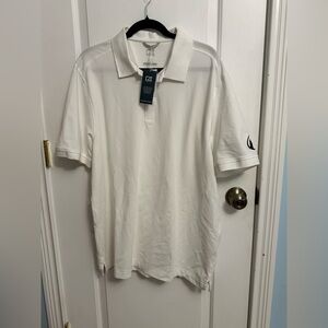 Cutter & Buck Men's White Polo Shirt Size XL NWT